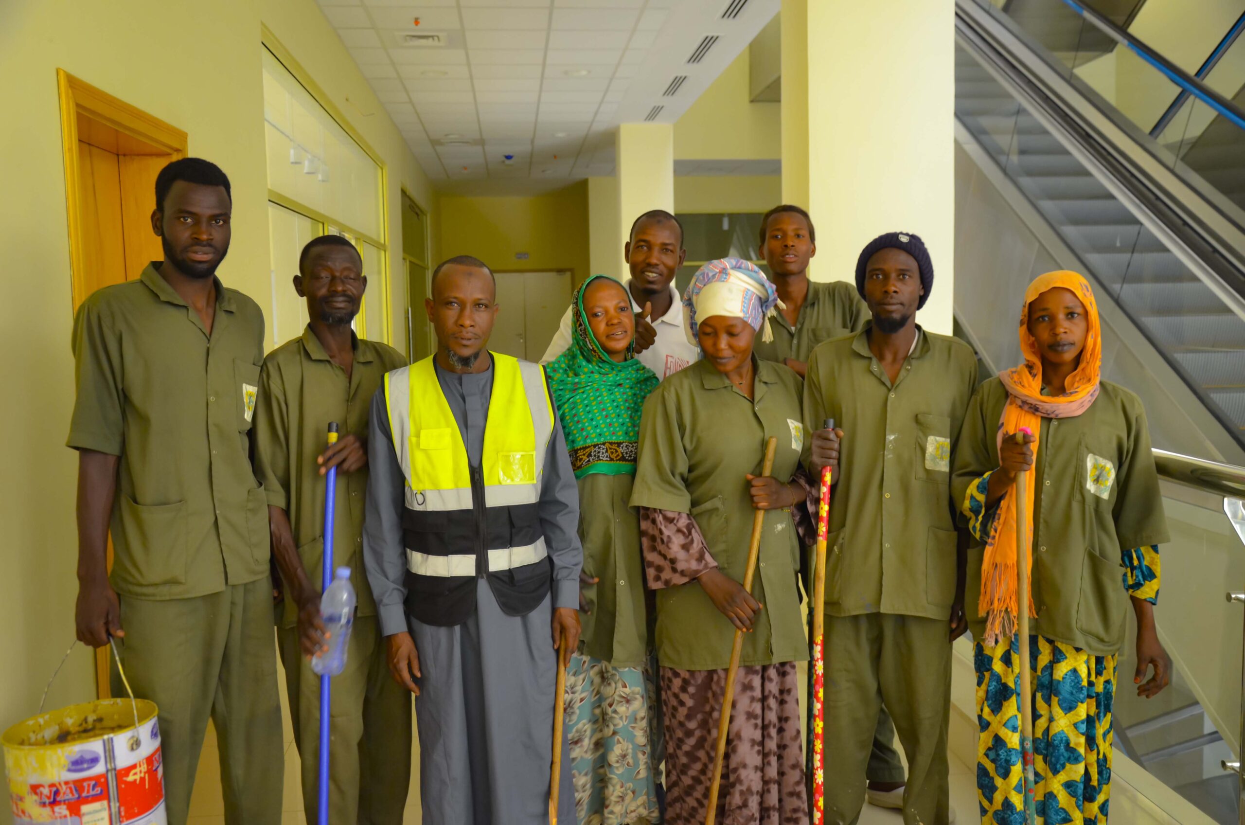 Entretien du batiment du Centre Commercial du Tchad