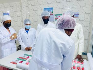 ATELIER PRATIQUE TRANSFORMATION DU LAIT A GLOBAL CENTER AGROALIMENTAIRE 